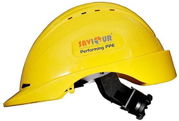 SAVIOUR Freedom ABS With Ratchet ‐Yellow (520 mm - 600 mm) Construction Helmet