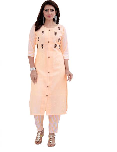 kvsfab Women Kurta Pant Set