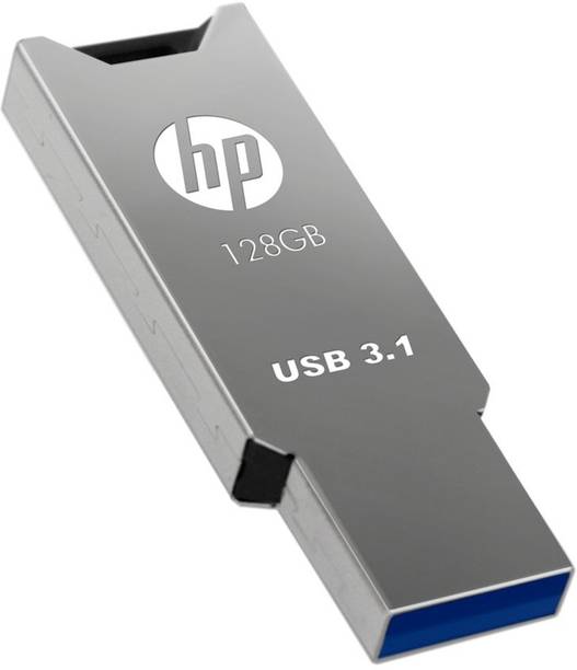 HP x303w 128 GB Pen Drive Compatible with Laptop, Desktop Computer USB 3.1 Metal Case