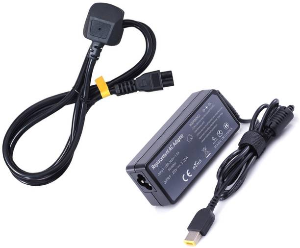 Procence Laptop Charger for ThinkPad S3-S431, THINKPAD S431 (USB Slim Pin) 65w adapter 65 W Adapter