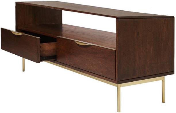 APRODZ Solid Wood TV Entertainment Unit