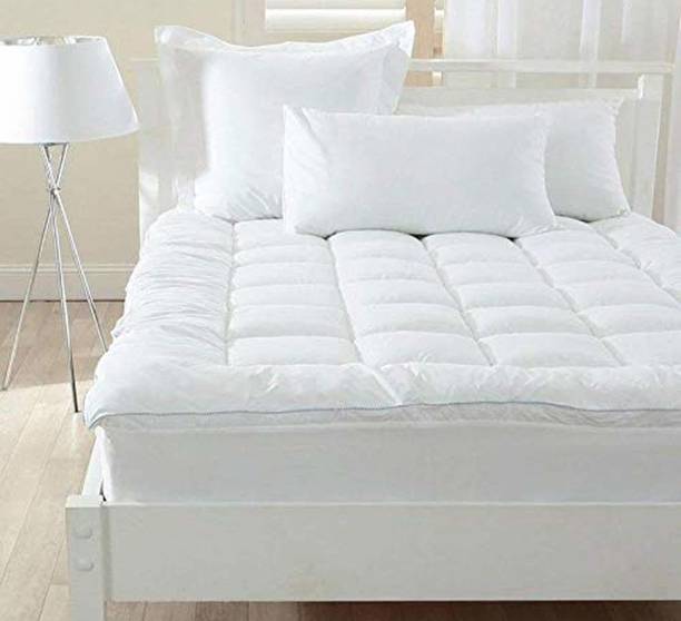 Flipkart SmartBuy 3 inch (7.62 cm) King Size Microfibre Stretchable, Waterproof Mattress Topper