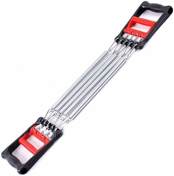 BLAPOXE Chest Expander Exerciser Hand Gripper with 5 Springs Resistance Tube