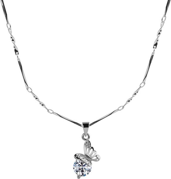 Price History of Silver Plated chain With Attractive Butterfly