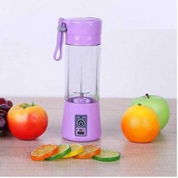 GUGGU OIT_525O Smart Portable Electric Fruit Juice Maker/Blender USB Rechargeable Mini Juicer/ Work as power bank also Mixer Juicer Jar
