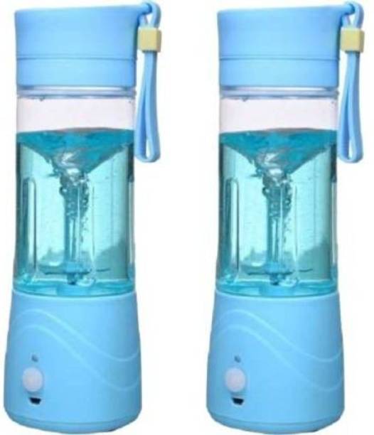 GUGGU RQZ_669A Smart Portable Electric Fruit Juice Maker/Blender USB Rechargeable Mini Juicer/ Work as power bank also Mixer Juicer Jar