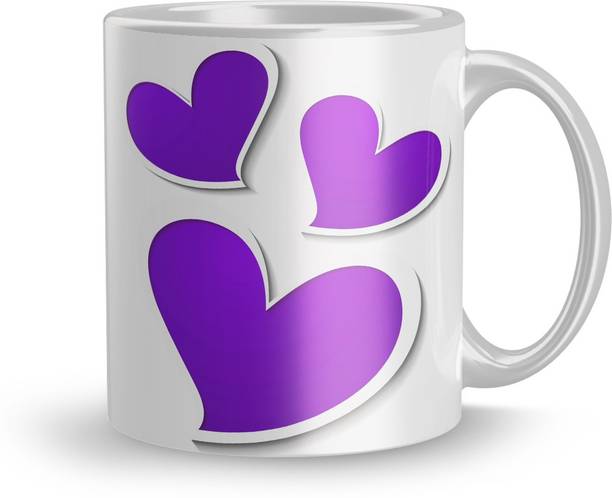 Gift4You Happy Kiss Day Colorful Design Ceramic Printed Coffee And Tea Gift on Boyfriend Girlfriend Husband Wife Spouse Birthdays, Valentines Day, Anniversary, Monthsary for Couples (1561 ) Ceramic Coffee Mug
