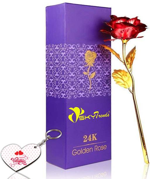 SKY TRENDS Artificial Flower Gift Set
