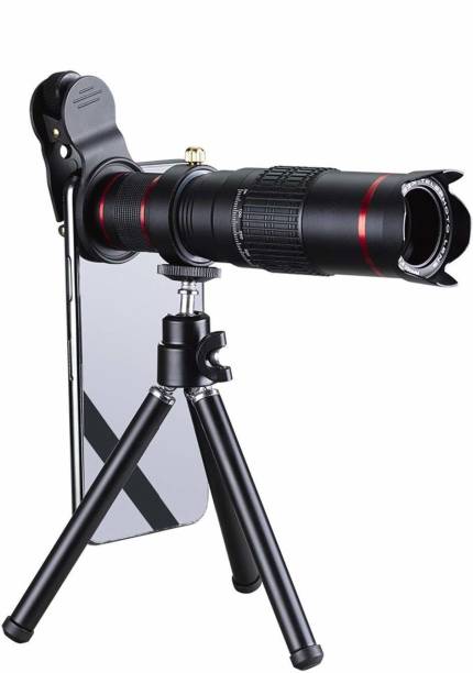 Viraan 26X 4K HD Universal Zoom Telescope Mobile Lens with Tripod Compatible with All Android iOS Devices (26X LENS ) Mobile Phone Lens