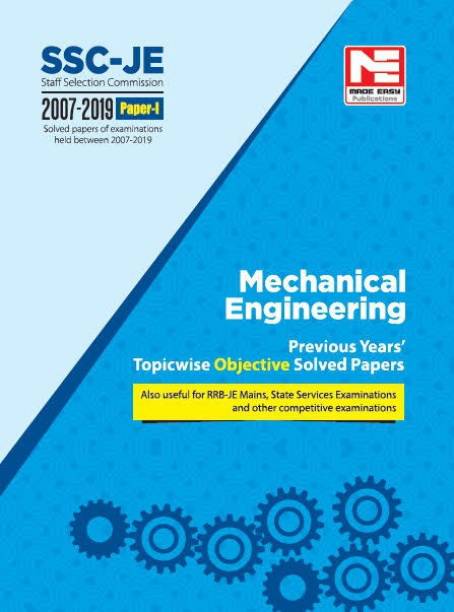 2020 Ssc Je Mechanical Engineering - Previous Year Objective Solved Papers