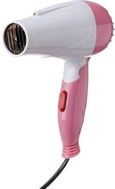Rudra Hair Dryer Mini Foldable Hand Hair Dryer Hair Dryer (1000 W, White Hair Dryer