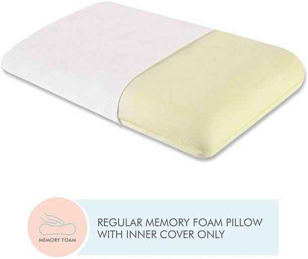 The White Willow Regular Medium Firm Orthopaedic Memory Foam Solid Sleeping Pillow Pack of 1