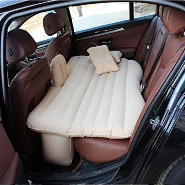 PRIHETA CREATION Inflatable Car Air Mattress with Pump (Portable) Travel, Camping, Vacation | Back Seat Blow-Up Sleeping Pad | Hatchback, Sedan, SUV, Minivan (Beige, Base + Bed) black car bed Inflatable Car Bed Mattress with Two Air Pillows, Car Air Pump and Repair Kit Car Inflatable Bed Two Pillows Travel Blue Comfortable 5 In 1 Air Sofa Multipurpose Matress Airbed Overnighter With Pump For Tourism Outdoor Camping Swimming Pool Car Inflatable Bed Car Inflatable Bed (i10 Active, i20, City, Creta, Amaze, i10 Active, Sunny, Scorpio, WagonR, Fortuner, Cruze, Innova, Rapid, GLA-Class, XUV, Superb) Car Inflatable Bed