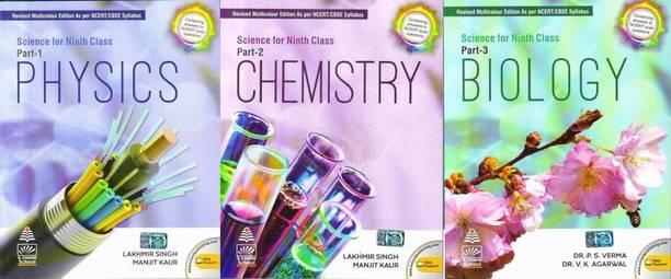 Lakhmir Singh Combo Set 3 Book Pcb Class 9 New Edition 2020