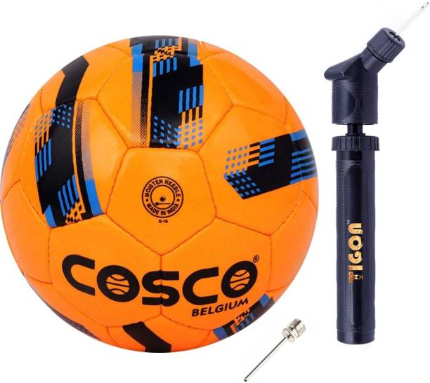 COSCO Belgium "Kids" Football and Dual Action Ball Pump Football - Size: 3