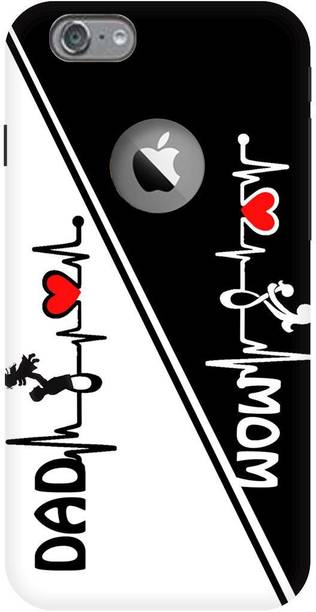 Zaplab Back Cover for Apple iphone 6, Apple iphone 6s Logo cut Mom Dad Printed Back Cover