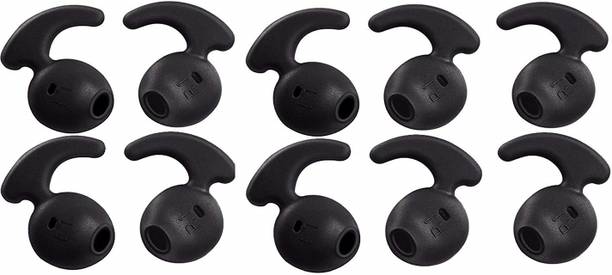 Somapa 10 pcs (5 Pair) ear buds black, earbuds cover In The Ear Headphone Cushion
