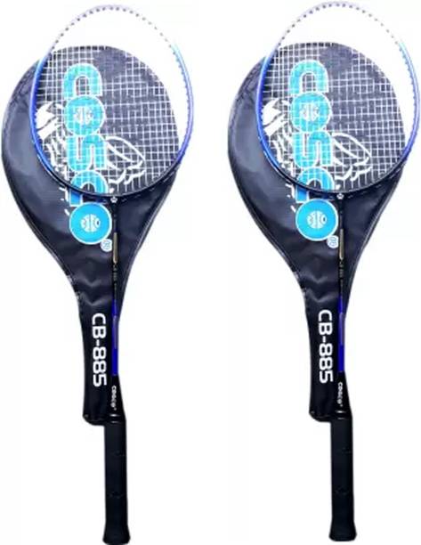 COSCO CB-885 (1 Pair) Strung Blue Strung Badminton Racquet