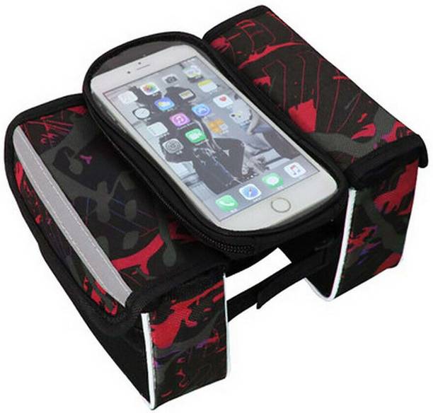 Schrodinger 60082 Bicycle Cycle Front Frame Bag Pouch with 7" Mobile Holder
