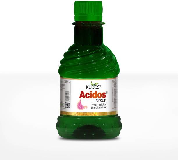 Kudos Acidos Syrup | Ayurvedic Medicine for Hyper-Acidity and Gas unflavored Drink