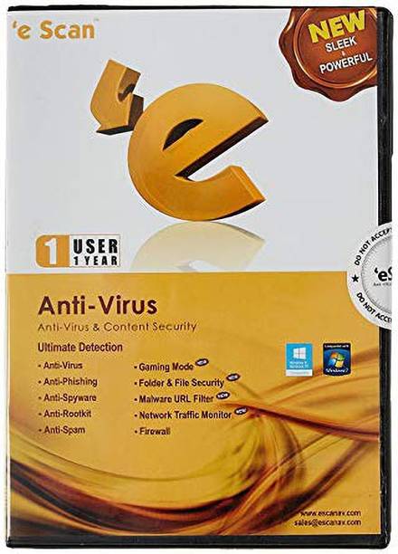 ESCAN Anti-virus 1 User 1 Year