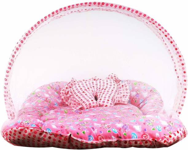 Fareto Printed Soft Smooth Baby Bed Crib
