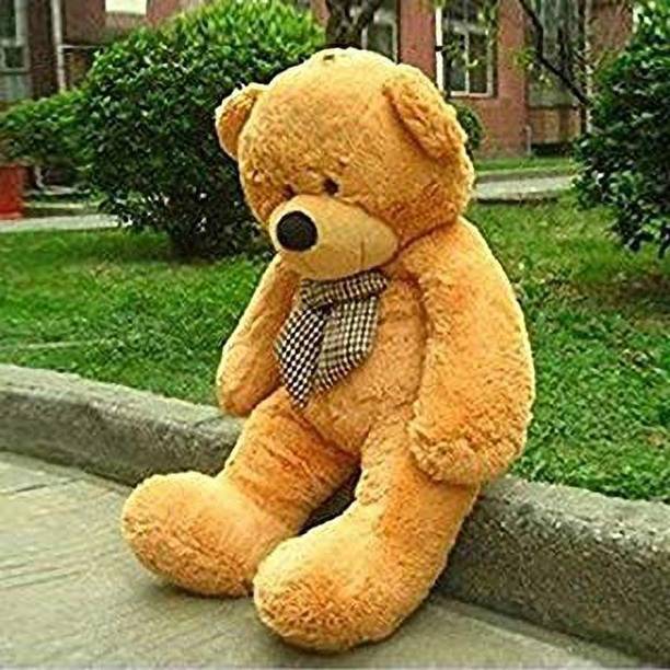 ANU TOYS Giant Life Size , Long Huge Teddy Bear(Best for Someone Special) Anu_Teddy Brown 4 Feet  - 120