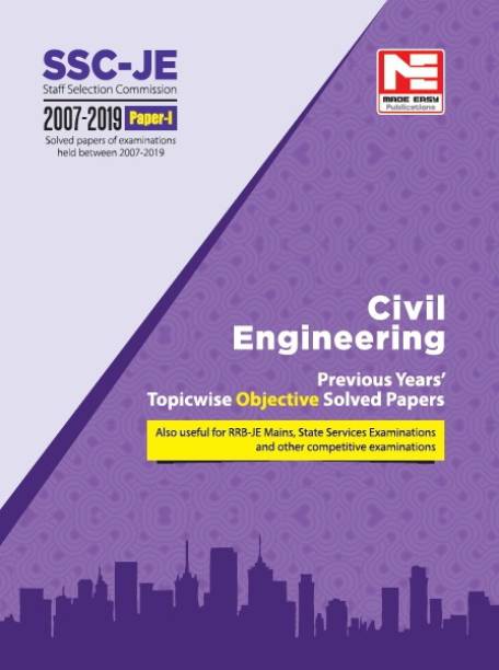 2020 Ssc Je Civil Engineering - Previous Year Objective Solved Papers