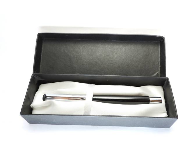 Maskey Brass Made with Chrome Parts Silver Black Formal Executive Designer Ball Pen