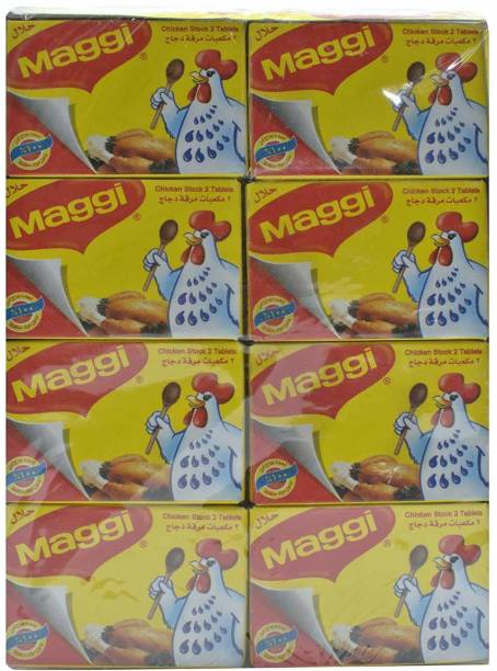 NESTLE Maggi Chicken Stock ( Halal & Imported ) 24 Cubes 480 ml Chicken Chicken Stock
