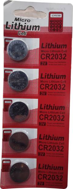 Axelleindia 100% Authentic Micro Lithium CR 2032 3V Cell  Battery