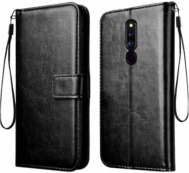 TINGTONG Flip Cover for Oppo F11 Pro