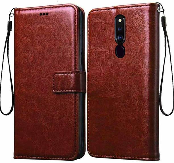 TINGTONG Flip Cover for Oppo F11 Pro