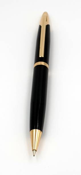 Epraiser Brass Made, Glossy Black Finish with Gold Parts Expert Design Timeless Luxury Roller Ball Pen
