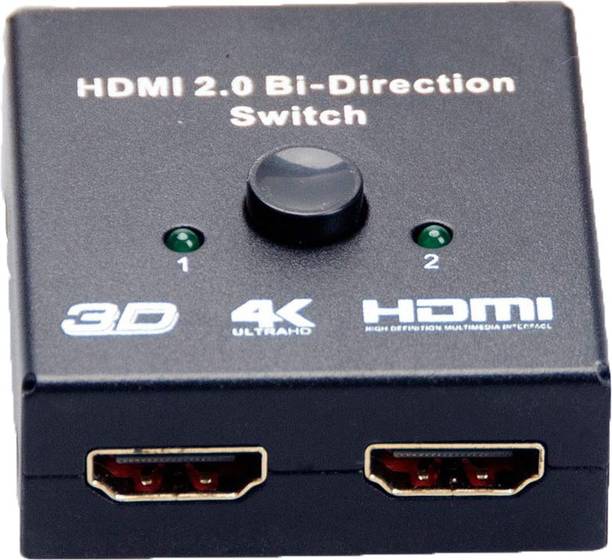 Tobo HDMI Switch 4K Splitter, 2 Ports 2x1 or 1x2 HDMI Bi-Directional Switcher Media Streaming Device