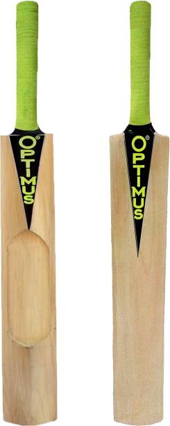 Optimus ® Cricket Scoop Bat Kashmir Willow Full Size For Tennis Ball-No Leather Ball D Kashmir Willow Cricket  Bat