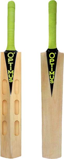 Optimus ® Cricket Scoop Bat Kashmir Willow Full Size For Tennis Ball-No Leather Ball C Kashmir Willow Cricket  Bat