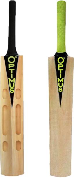 Optimus ® Cricket Scoop Bat Kashmir Willow Full Size For Tennis Ball-No Leather Ball E Kashmir Willow Cricket  Bat