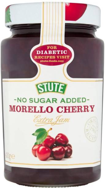 Stute Morello Cherry No Sugar Added For Diabetic Jam ( Imported ) 430 g