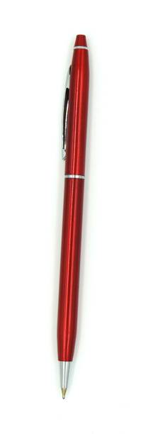 Maskey Brass Made with Gold Parts Glossy Slim Cherry Red Formal Regular Ball Pen