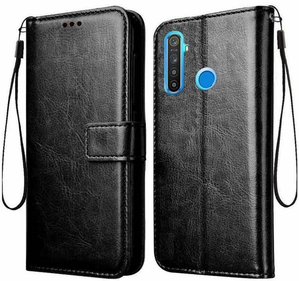 TINGTONG Flip Cover for RealMe 5 Pro