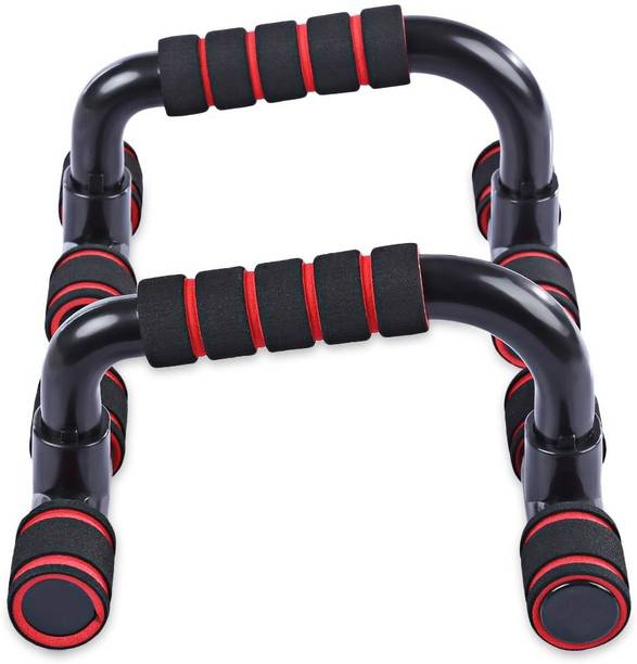 Fitness Scout Push Up Stand Pushup Bar Dip Stand Pull up Chest Press Plastic Exerciser Push-up Bar