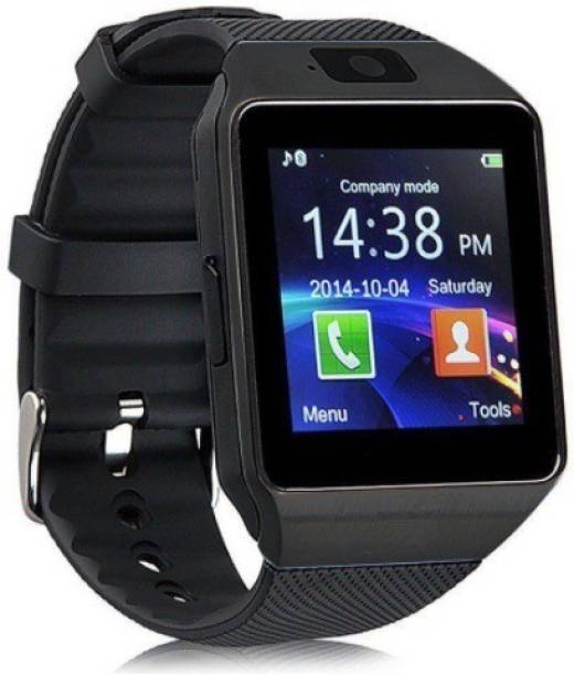 E-LIVE DZ09 Black 4g calling health notifier Smartwatch