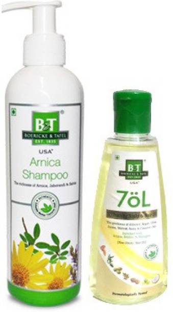 B&T Arnica Shampoo & 7oL Nourishing Scalp & Hair Oil