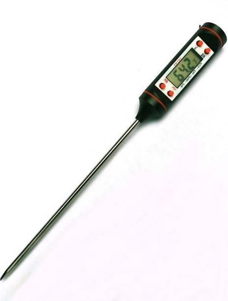 Dr. Head Digital LCD Cooking Food Meat Probe Kitchen BBQ Thermometer Temperature Test Pen Thermometer with Fork Kitchen Thermometer