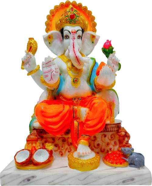 FABZONE Lord Ganesha Statue|Vinayak Idol| Ganpati Bappa Murti Decorative Showpiece  -  34 cm