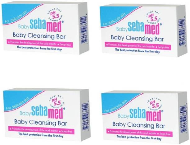 Sebamed Baby Cleansing Bar pack 100 x 4