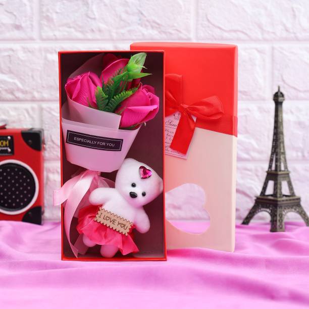 TIED RIBBONS Artificial Flower Gift Set
