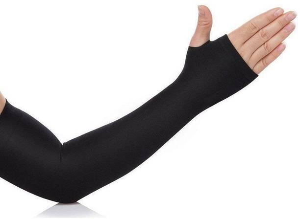 ShopGlobal Nylon, Cotton Arm Sleeve For Men & Women