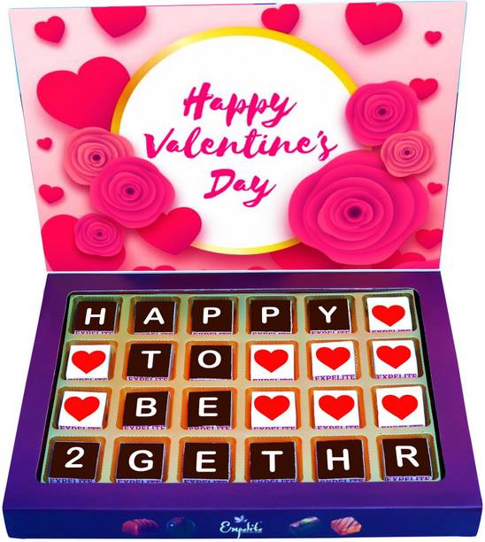 Expelite valentine day gift for gf -24 chocolates - valentine gifts for a boyfriend Bars